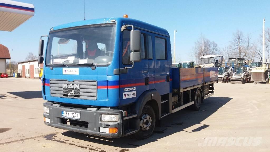 MAN TGL8.180 Plošinové nákladné automobily/nákladné automobily so sklápacími bočnicami