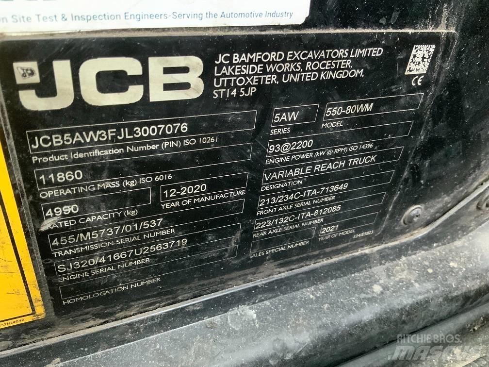 JCB 550-80 Teleskopické manipulátory