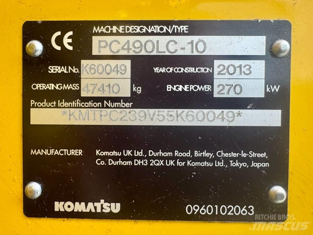 Komatsu PC 490 LC-10 Pásové rýpadlá