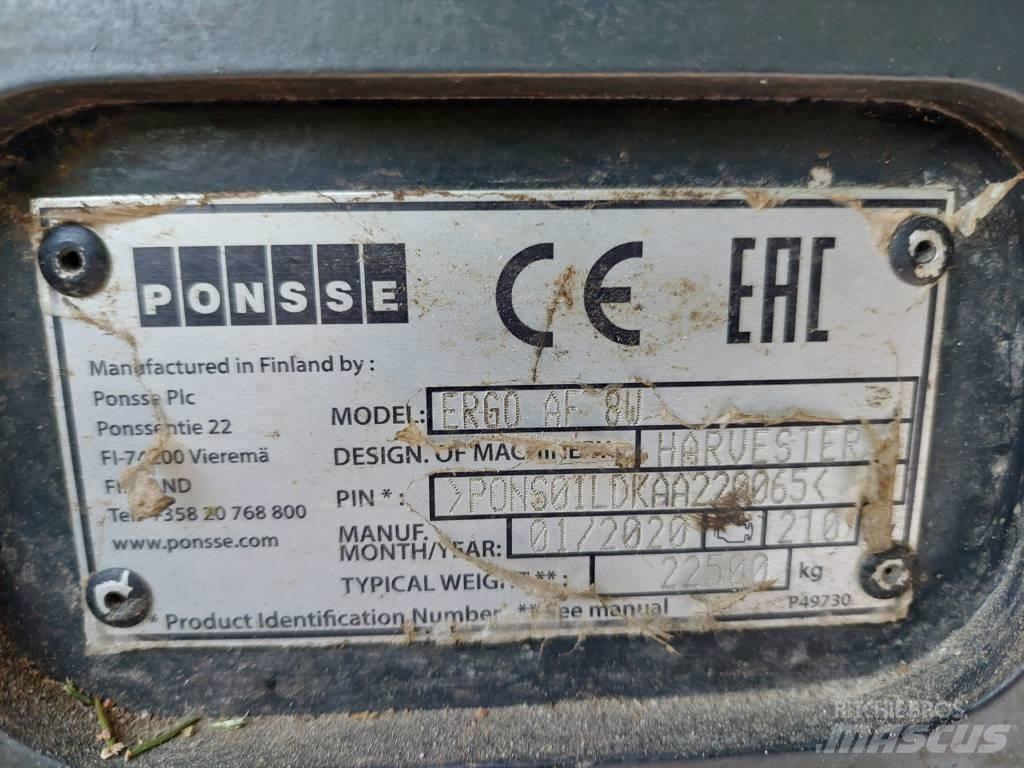 Ponsse Ergo AF 8W Harvestory