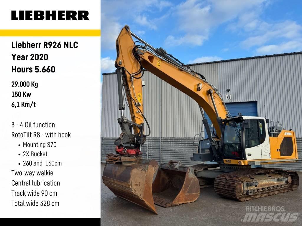 Liebherr R 926 Pásové rýpadlá