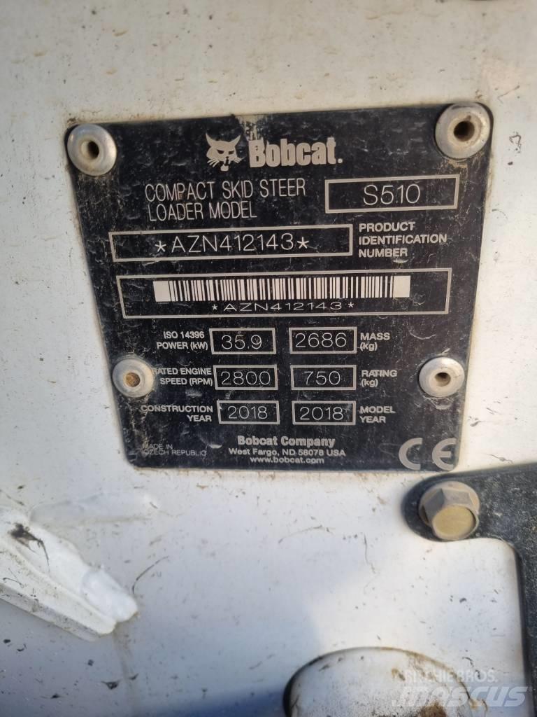Bobcat S 510 Šmykom riadené nakladače