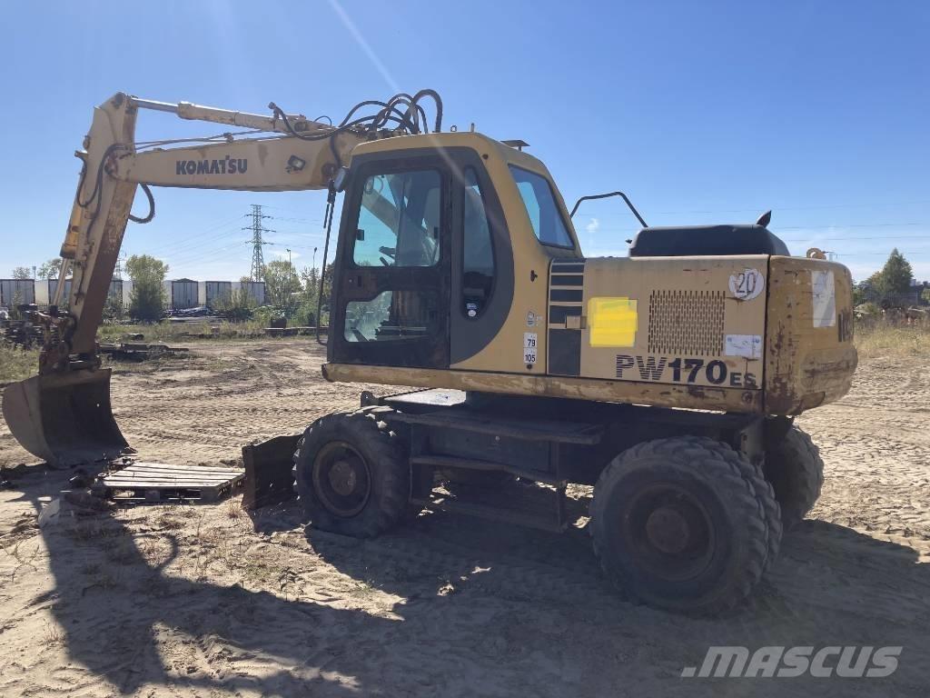 Komatsu PW 170-6 Kolesové rýpadlá