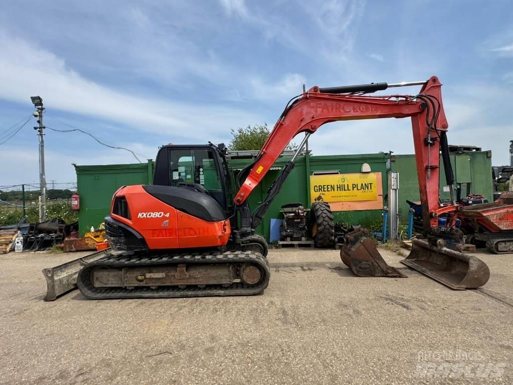 Kubota KX 008-4 Mini rýpadlá < 7t
