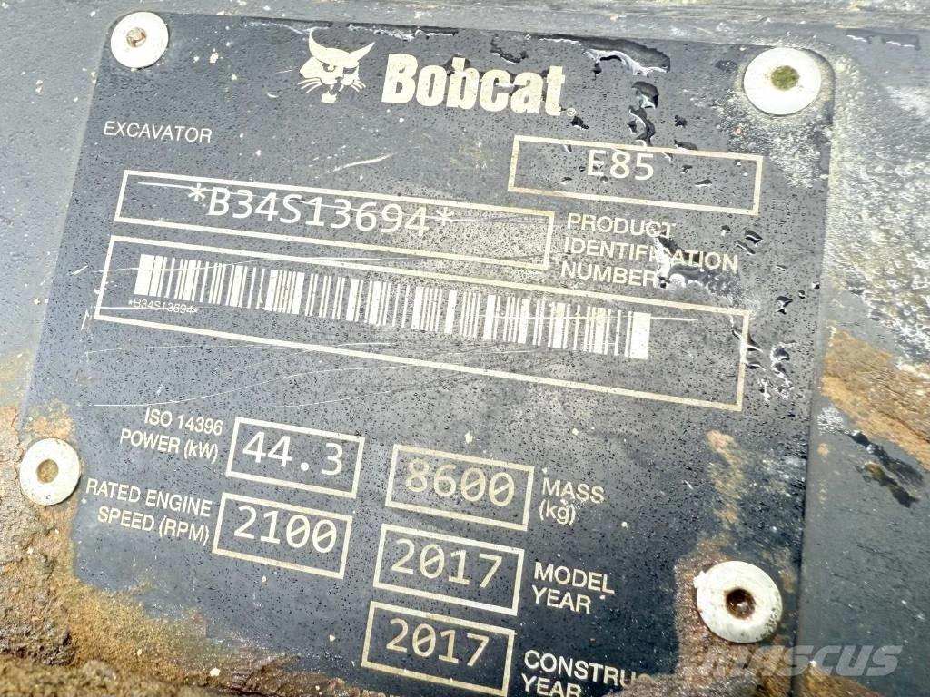 Bobcat E 85 Midi rýpadlá 7 t - 12 t
