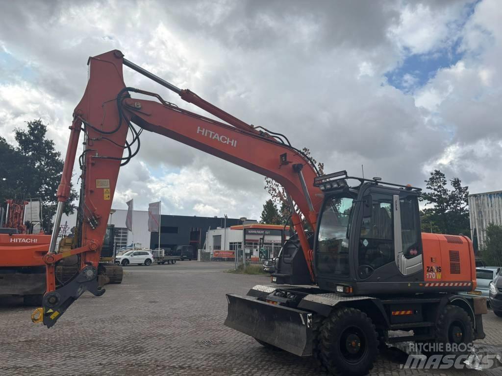 Hitachi ZX 170 W-3 Kolesové rýpadlá