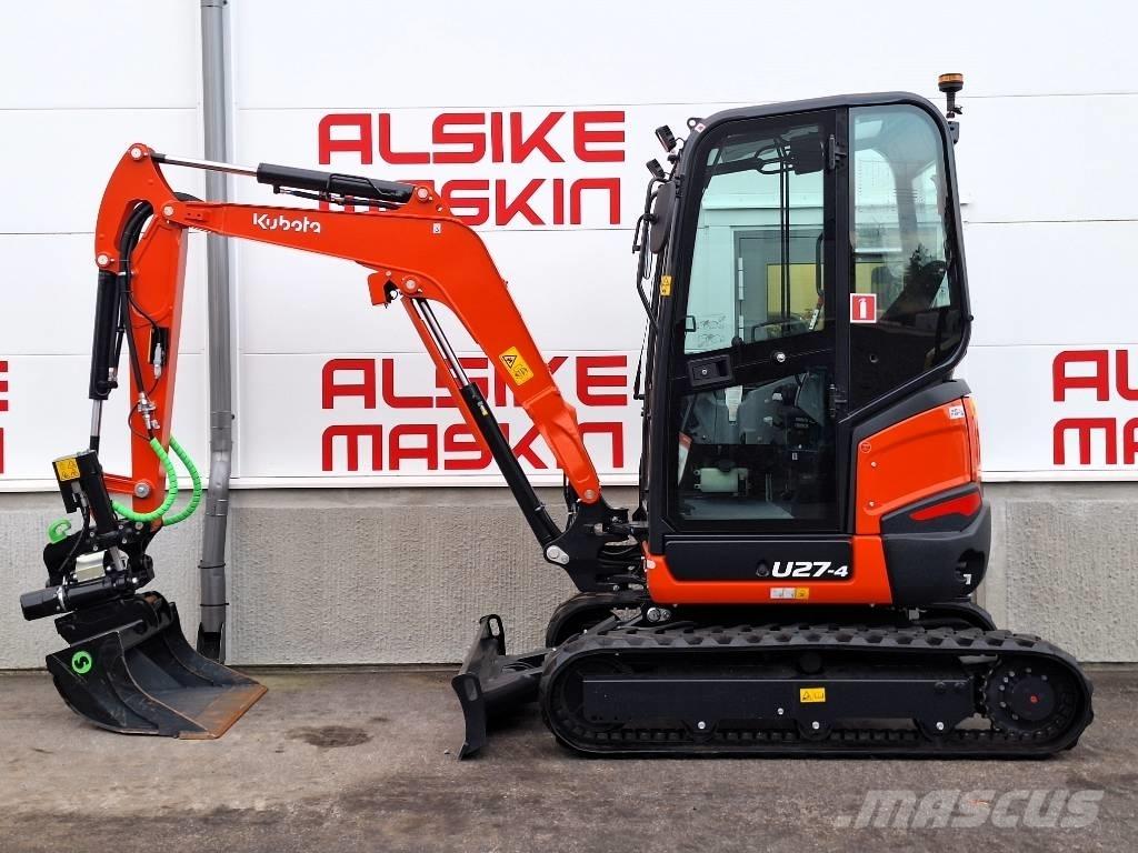 Kubota U 27-4 Mini rýpadlá < 7t