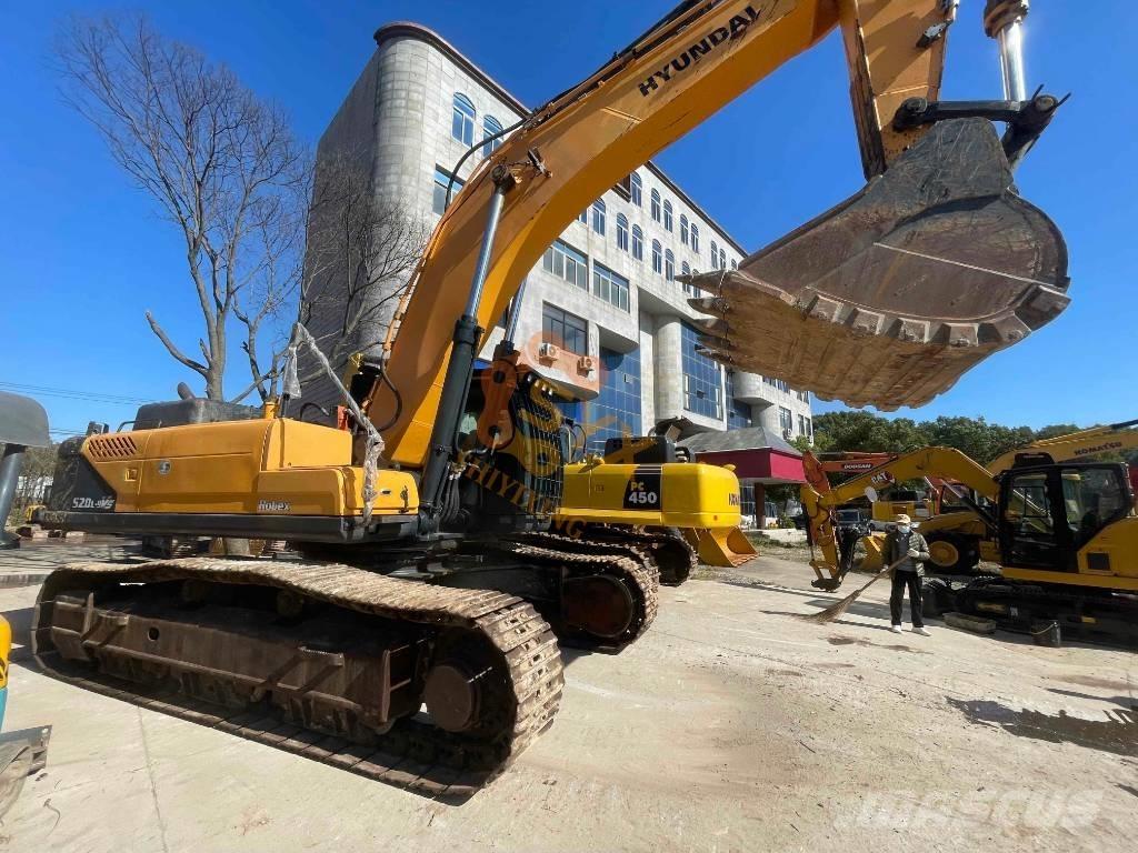 Hyundai Robex 520 VS Pásové rýpadlá