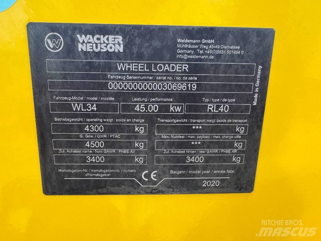 Wacker Neuson WL34 Kolesové nakladače