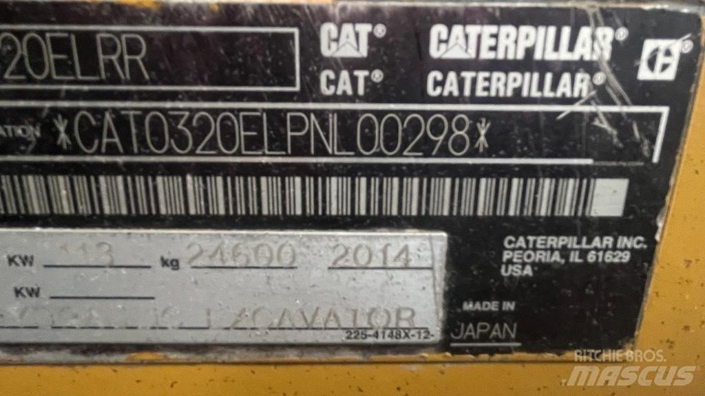 CAT 320 EL Pásové rýpadlá