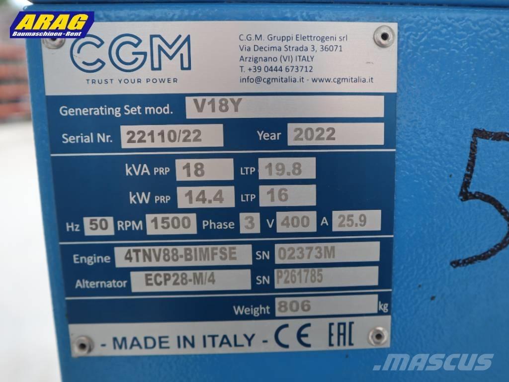 CGM V18Y Naftové generátory