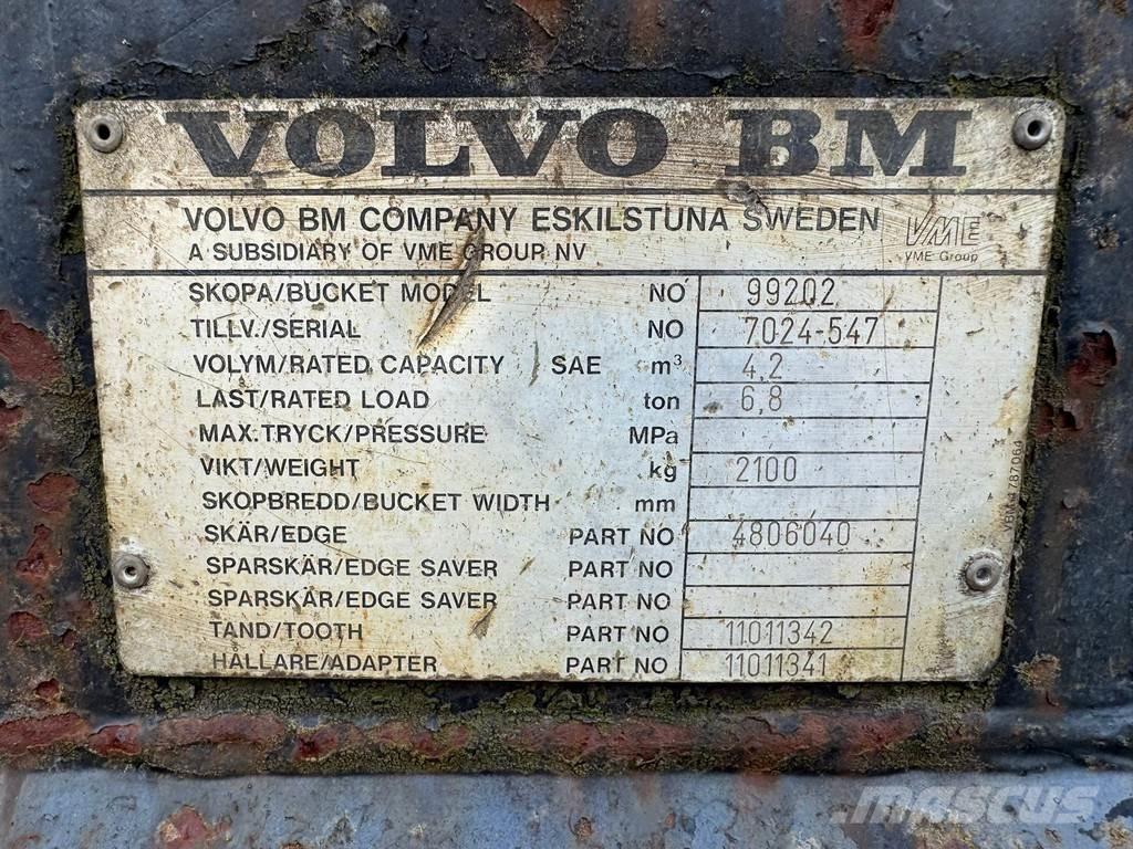Volvo 4.2 m3 Lopaty