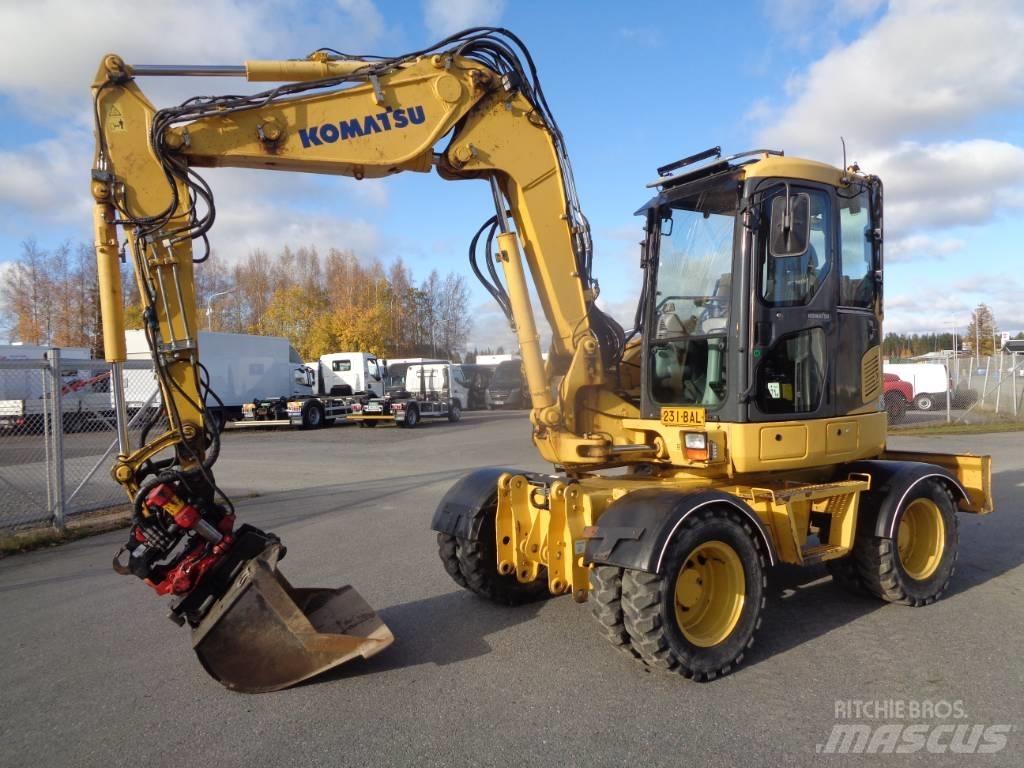 Komatsu PW 98 MR-6 Kolesové rýpadlá