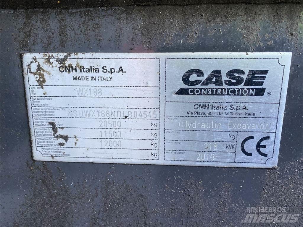 CASE WX188 Kolesové rýpadlá