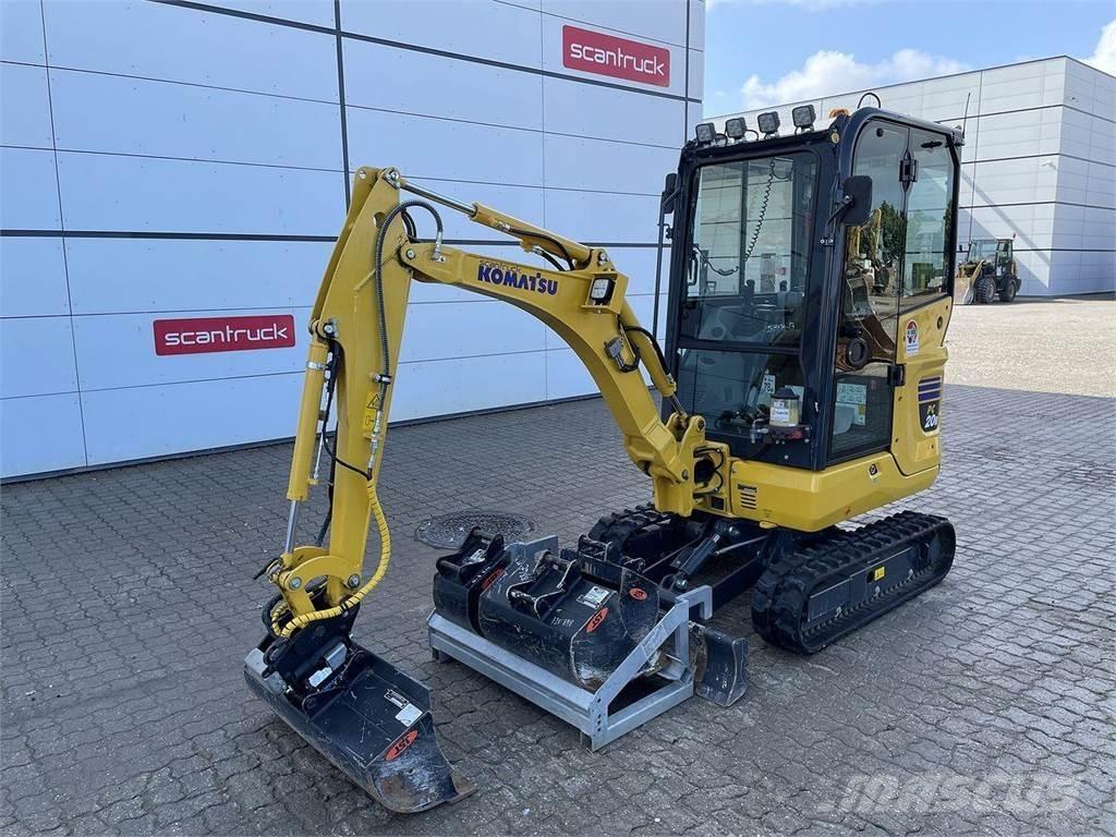 Komatsu PC20R-5 Kolesové rýpadlá