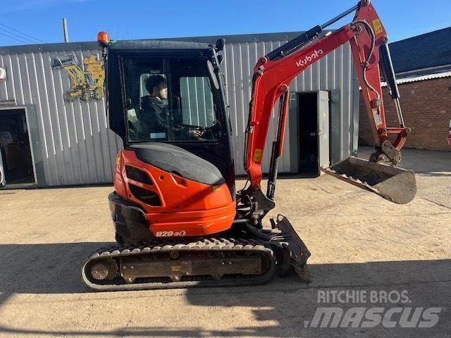 Kubota U 20-3 Mini rýpadlá < 7t