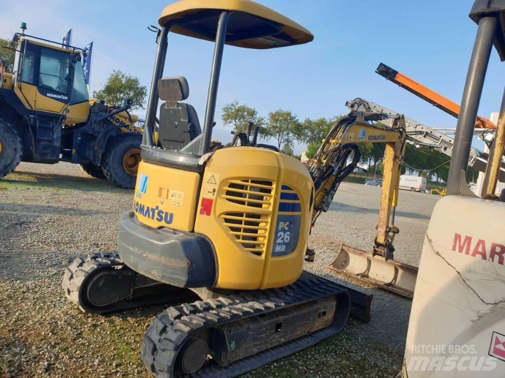 Komatsu PC26MR-3 Mini rýpadlá < 7t