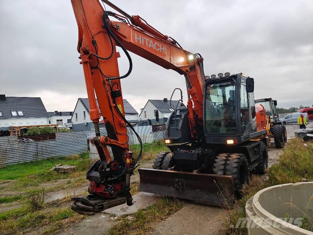 Hitachi ZX 140 W-5 Kolesové rýpadlá