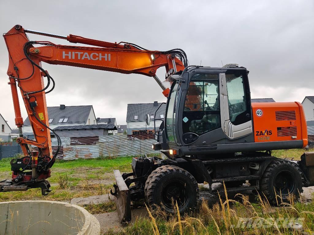Hitachi ZX 140 W-5 Kolesové rýpadlá