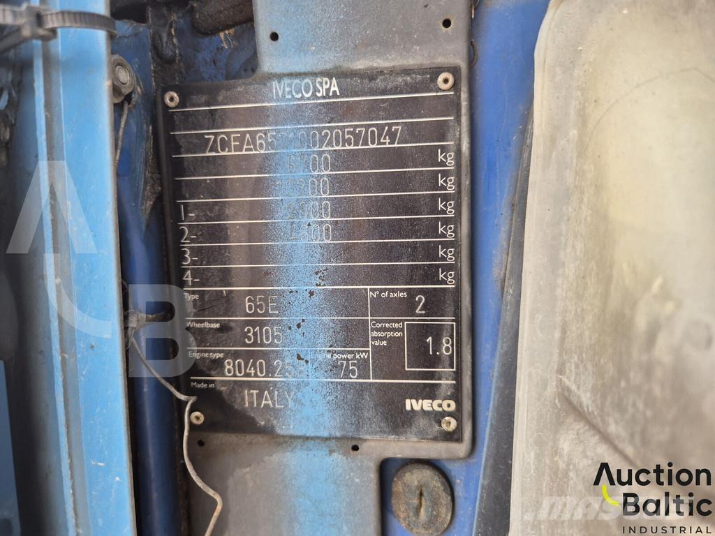 Iveco 65E10 Nákladné vozidlá s bočnou zhrnovacou plachtou