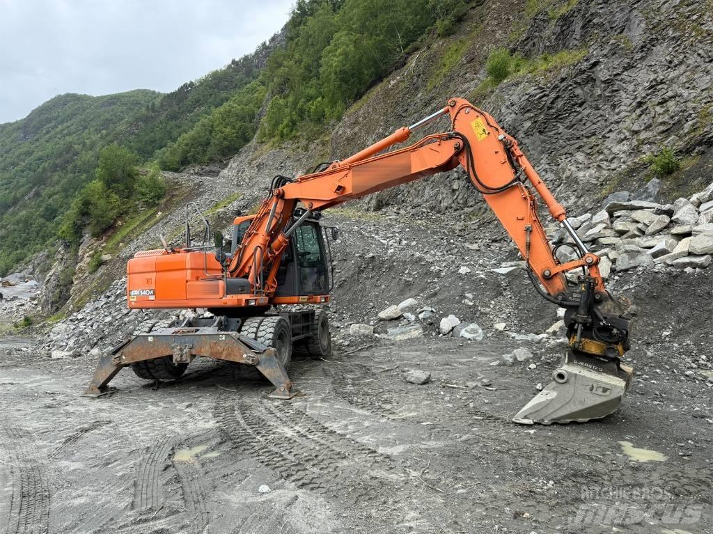 Doosan 140 W Kolesové rýpadlá