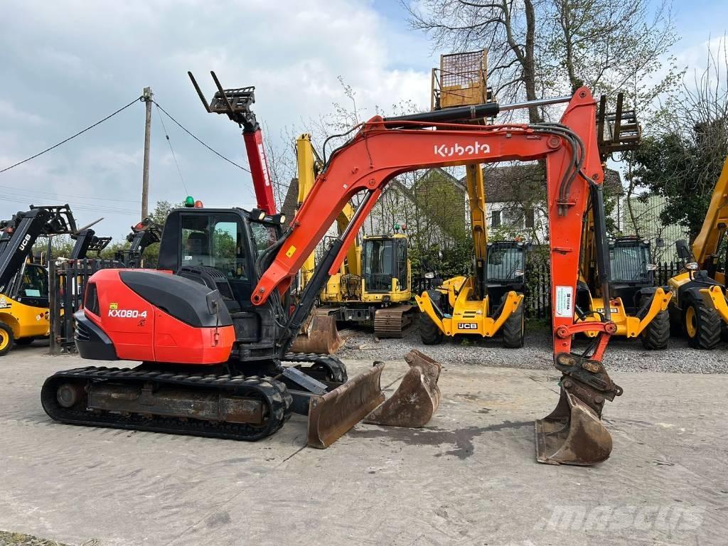 Kubota KX 80-4 Midi rýpadlá 7 t - 12 t