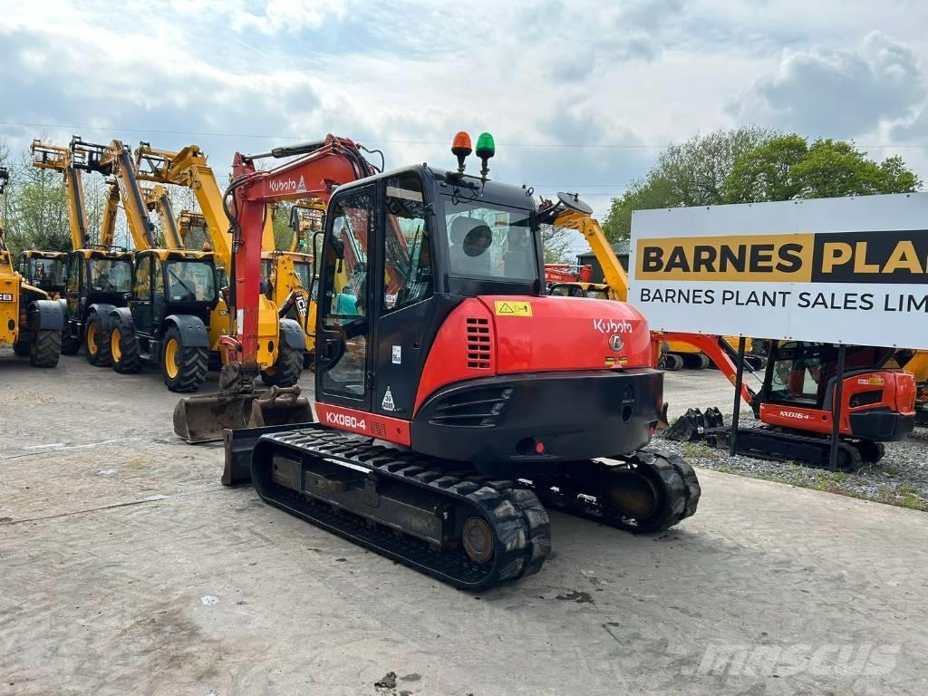 Kubota KX 80-4 Midi rýpadlá 7 t - 12 t
