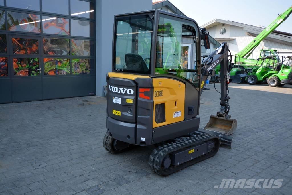 Volvo EC 18 E Mini rýpadlá < 7t