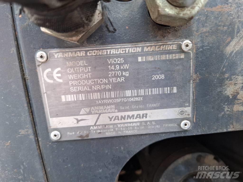 Yanmar ViO25 Mini rýpadlá < 7t