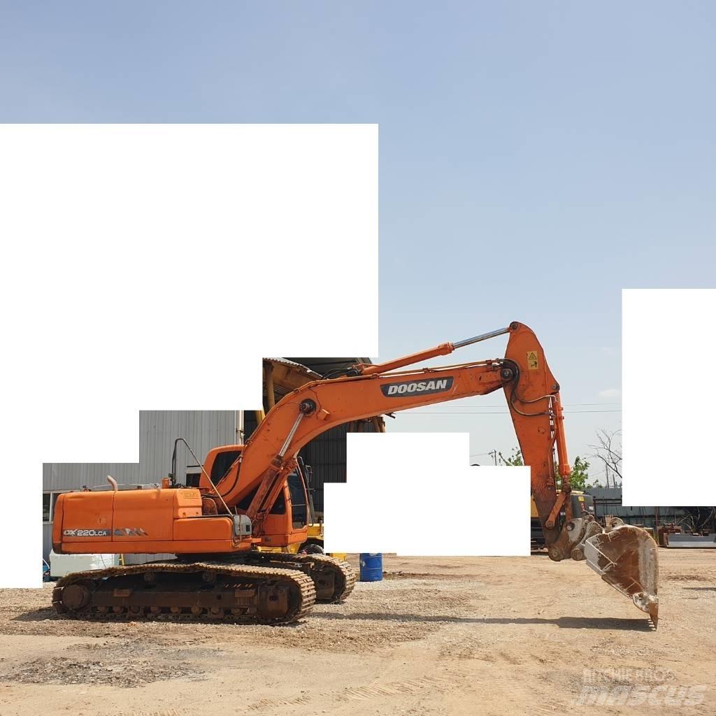 Doosan DX 220 LCA Pásové rýpadlá