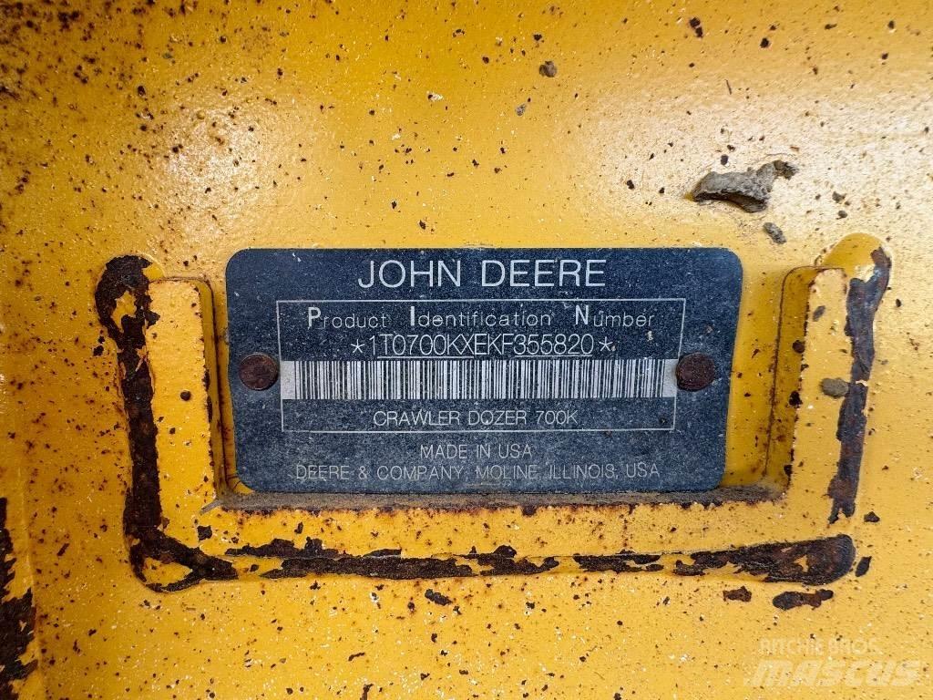 DEERE 700K LGP Pásové dozéry