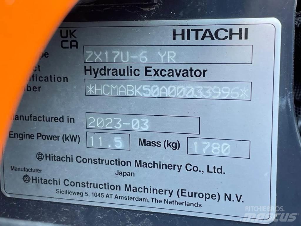 Hitachi ZX17U Mini rýpadlá < 7t