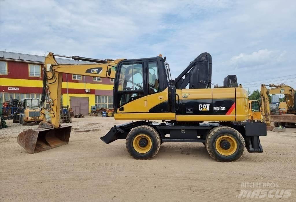 CAT M313 D Kolesové rýpadlá