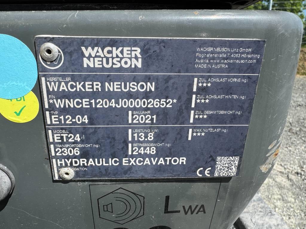 Wacker Neuson ET24 Pásové rýpadlá