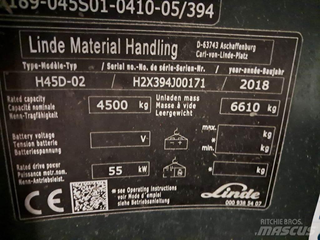 Linde H45D-02 Dieselové vozíky