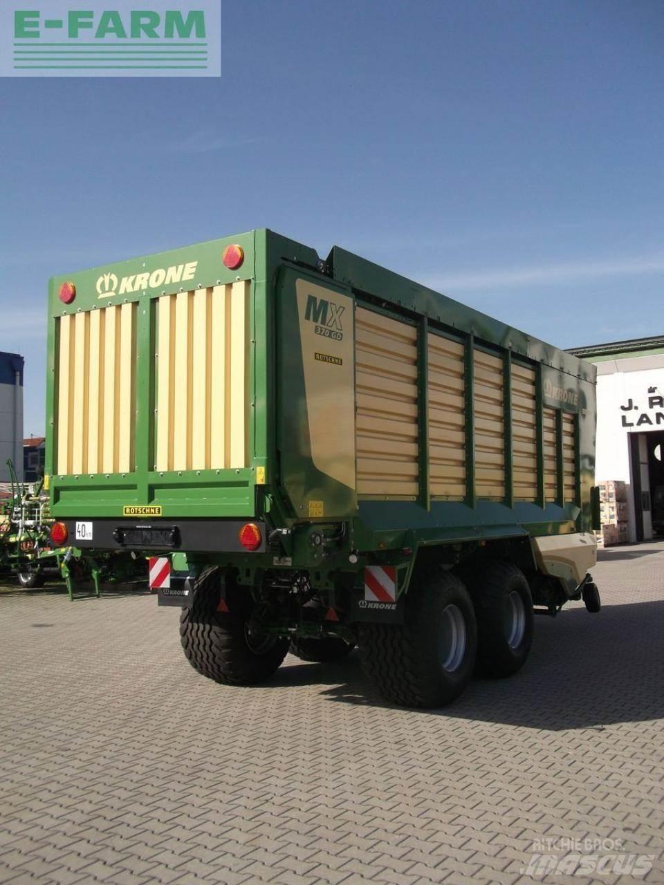 Krone mx 370 gd Obilné návesy