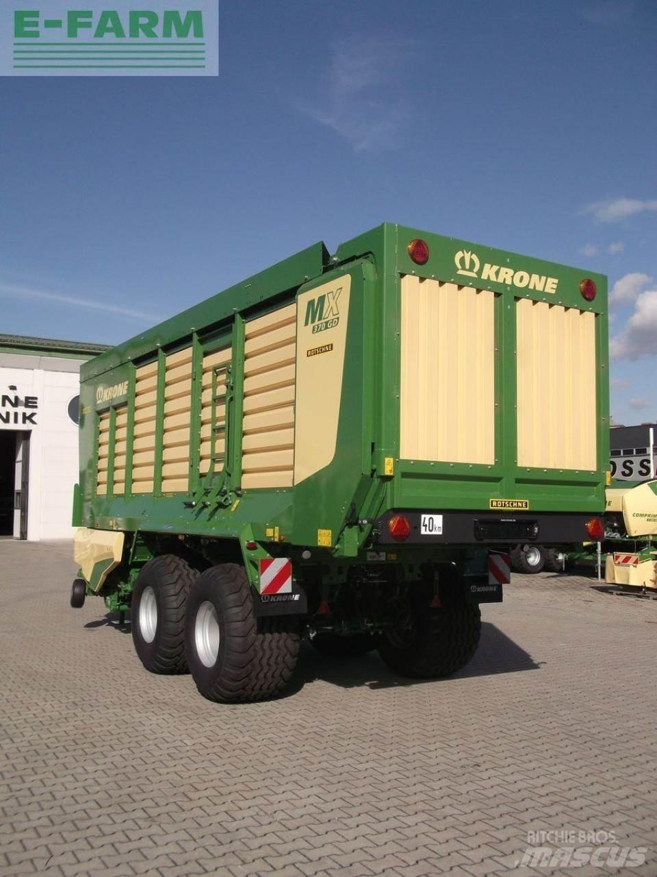 Krone mx 370 gd Obilné návesy