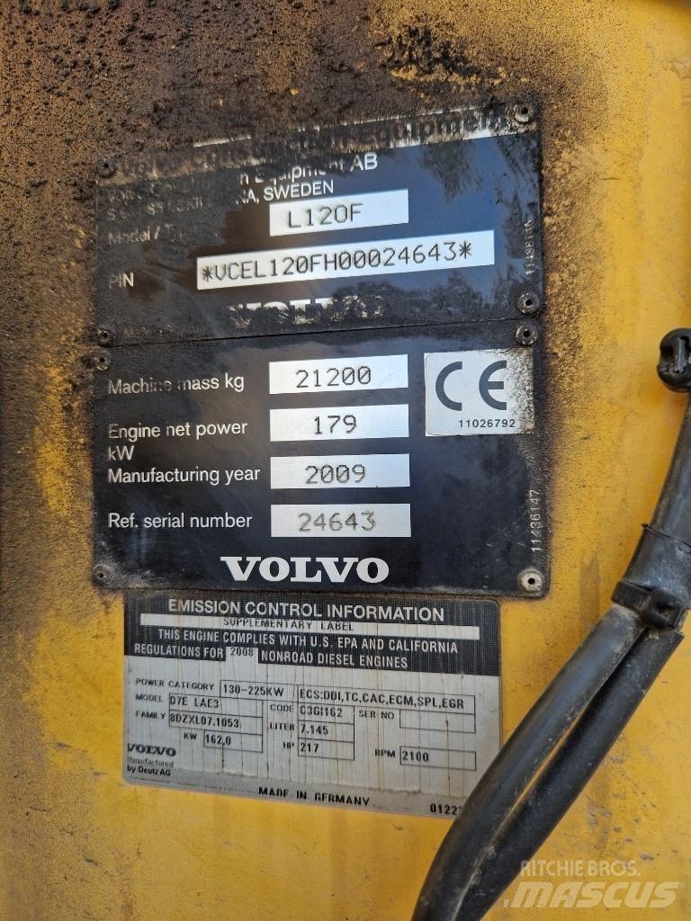 Volvo L 120 F Kolesové nakladače