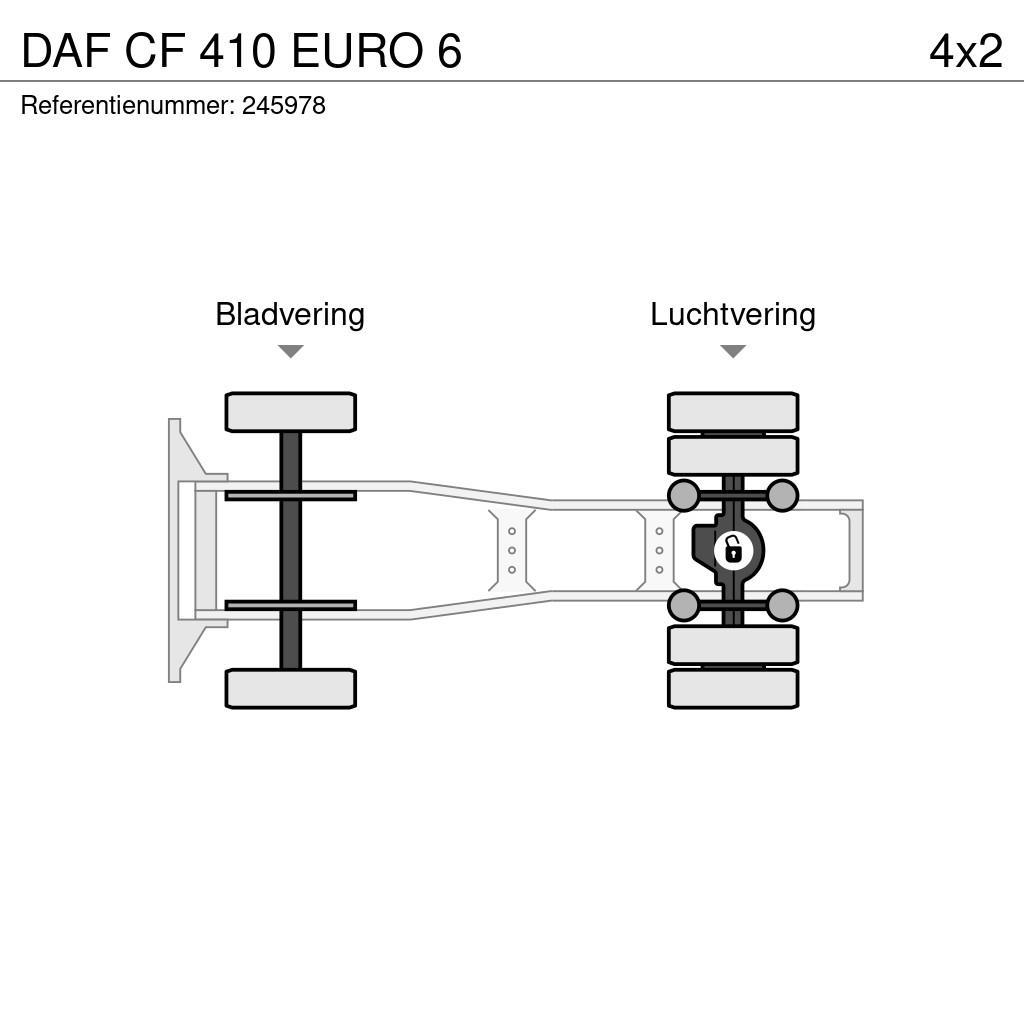 DAF CF 410 EURO 6 Ťahače