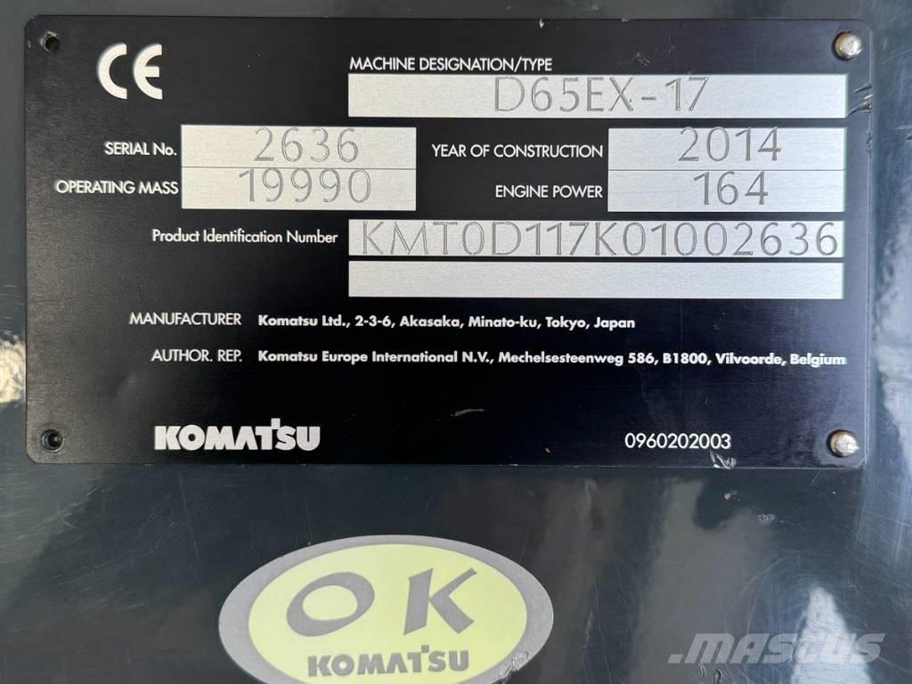 Komatsu D 65 EX-17 Pásové dozéry