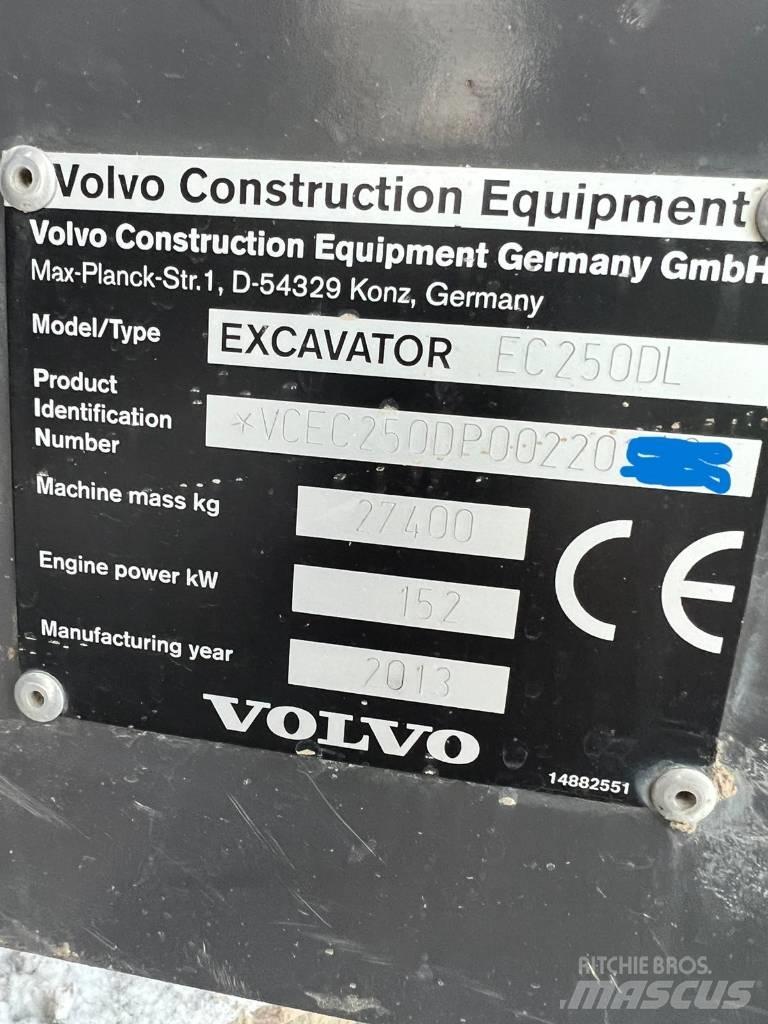 Volvo EC 250 D L Pásové rýpadlá