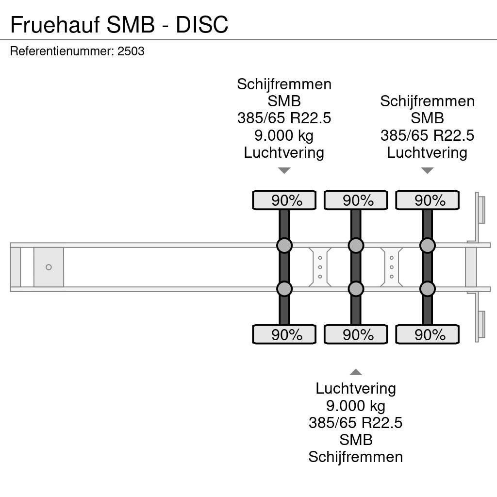 Fruehauf SMB - DISC Plachtové návesy