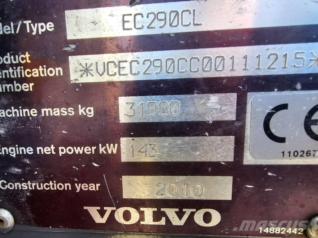 Volvo EC 290 C L Pásové rýpadlá