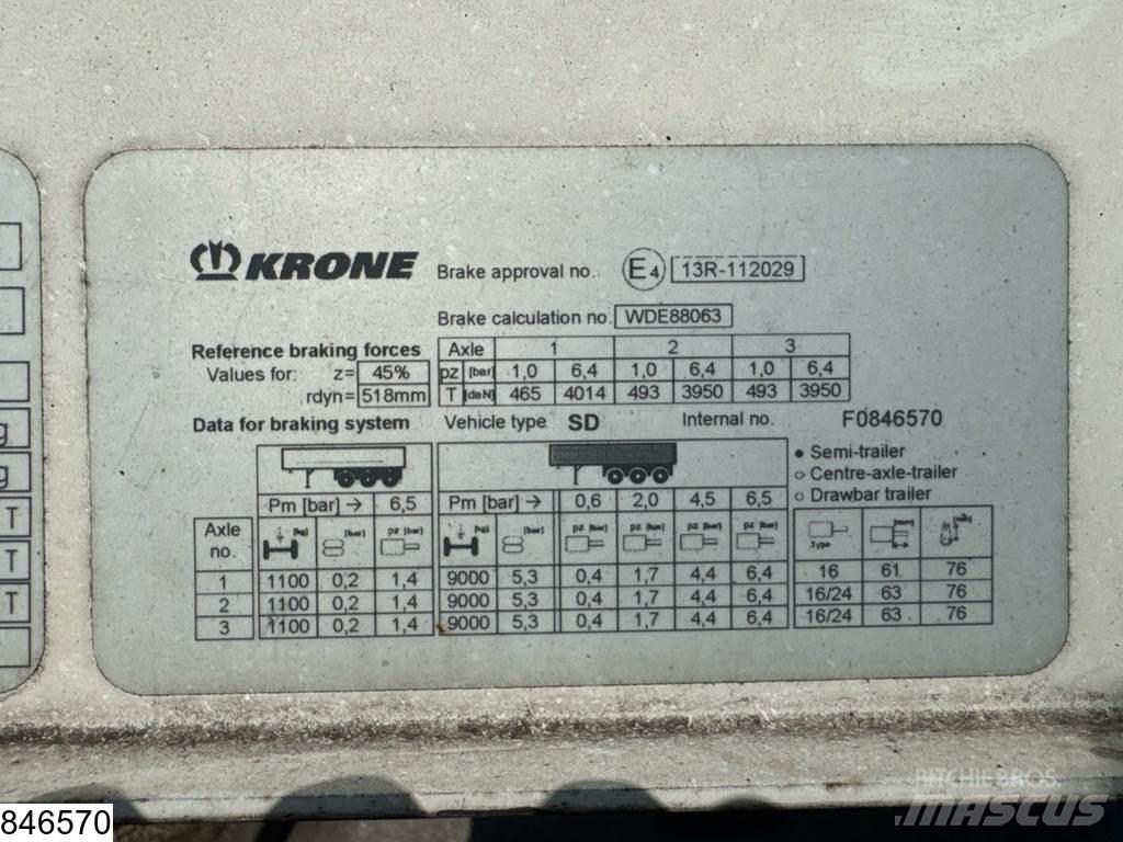 Krone Tautliner Plachtové návesy