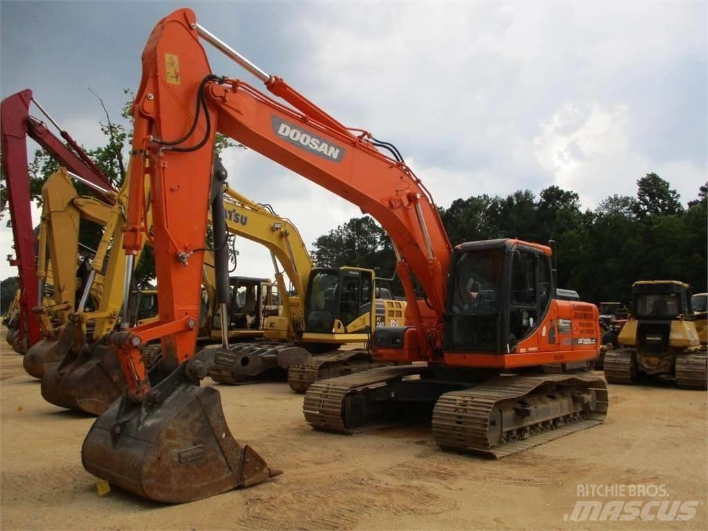 Doosan DX 225 Pásové rýpadlá