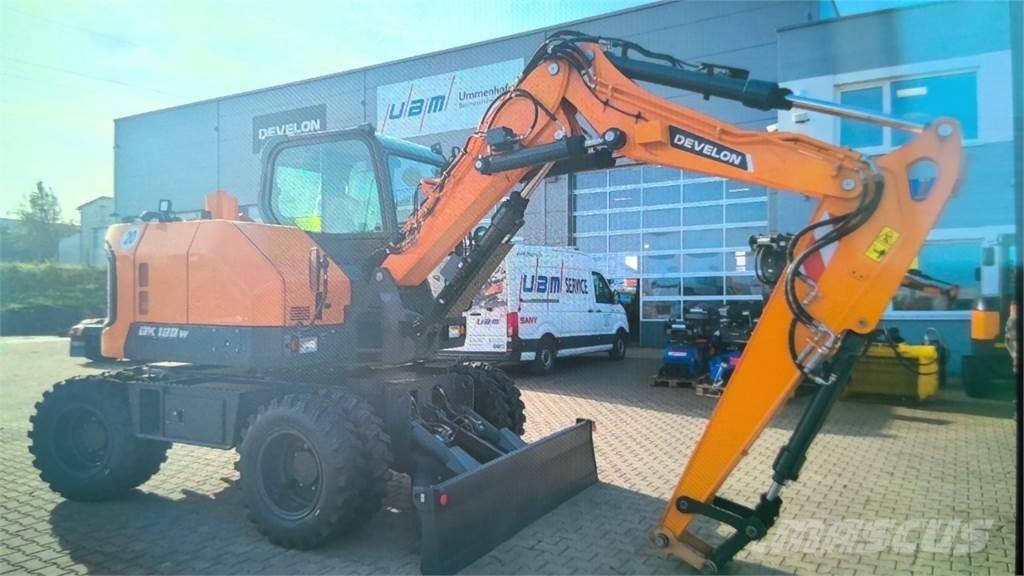 Develon DX100W-7 Kolesové rýpadlá