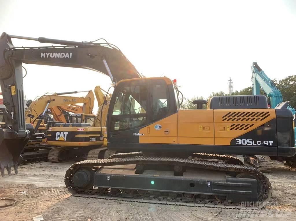 Hyundai 305LC-9T Pásové rýpadlá