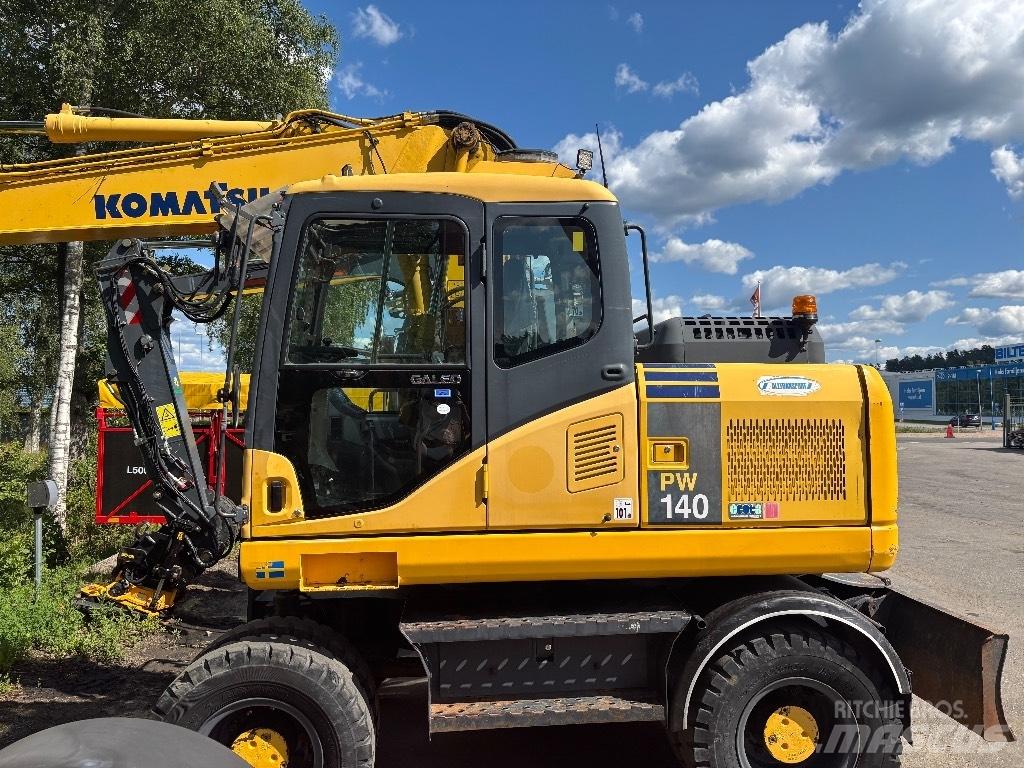 Komatsu PW 140-7 Kolesové rýpadlá