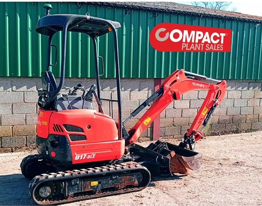 Kubota U17-3a Mini rýpadlá < 7t