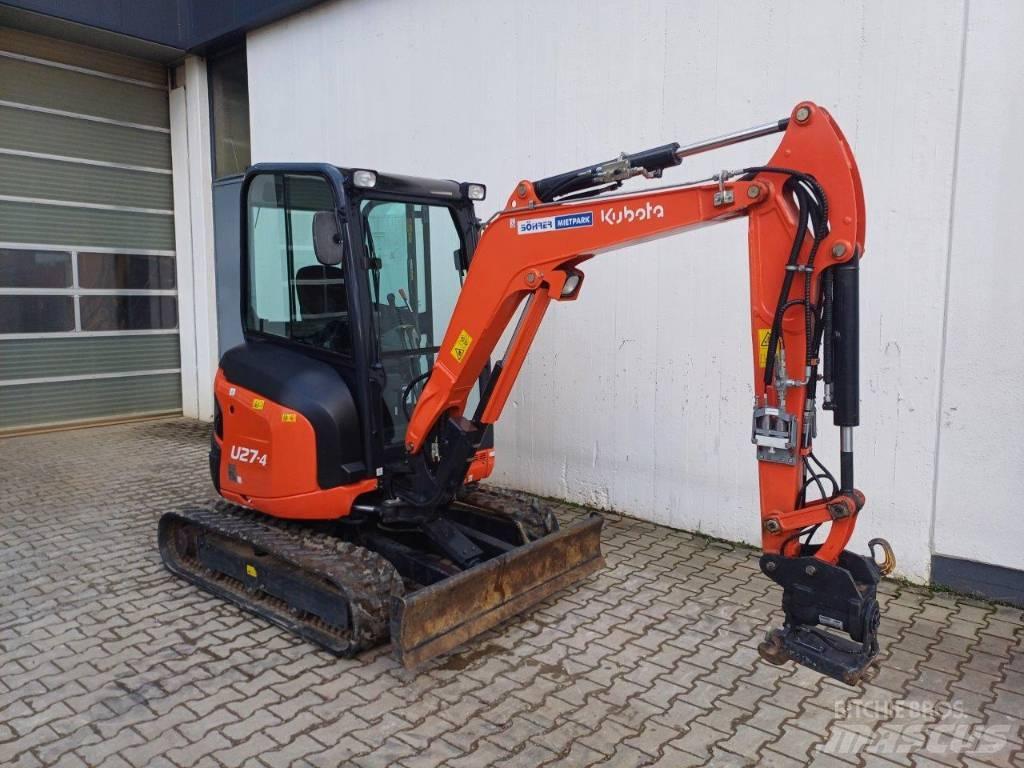 Kubota U 27-4 Mini rýpadlá < 7t